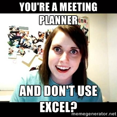 Excel for Planning Meetings